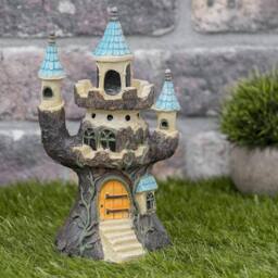 Pelle & Sol Castle Garden Ornament - Waterproof Statue - Resin Garden Decor - thumbnail 5