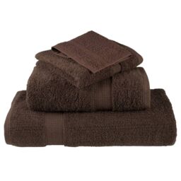 Berkfield Home Premium Towels SOLUND 2pcs Brown 100x200cm 600gsm - thumbnail 4