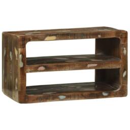 Berkfield Home TV Cabinet 60x32x36 cm Solid Wood Reclaimed in Brown - Size: 60 x 32 x 36 cm - thumbnail 1