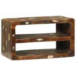 Berkfield Home TV Cabinet 60x32x36 cm Solid Wood Reclaimed in Brown - Size: 60 x 32 x 36 cm - thumbnail 2