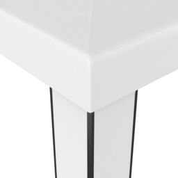 Berkfield Home Gazebo with Double Roof 3x6 m White - thumbnail 4