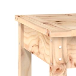 Berkfield Home Garden Bench 50x44x45 cm Solid Wood Pine in Brown - Size: 50 x 44 x 45 cm - thumbnail 6