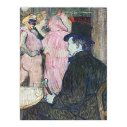 "Artery8 Maxime Dethomas Portrait Vintage Wall Art Print Toulouse Lautrec - Size: W12"" x H16""" - thumbnail 1