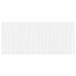 Berkfield Home Curtains with Curtains Floral White 600 x 140 cm Polyester - thumbnail 1