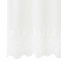 Berkfield Home Curtains with Curtains Floral White 600 x 140 cm Polyester - thumbnail 5