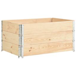 Berkfield Home Raised Beds 3 pcs 80x120 cm Solid Pine Wood (310051) in Brown - thumbnail 2