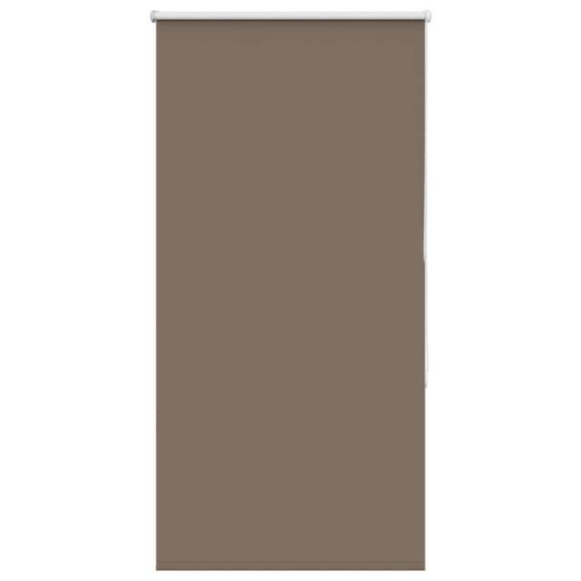 Berkfield Home Roller Blind Blackout Coffee 70x150 cm Fabric Width 65.7 cm Polyester in Brown - image 1