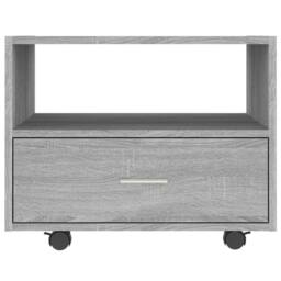 Berkfield Home Decorative Coffee Table Grey Sonoma 55x55x40 cm Engineered Wood - Size: 55 x 55 x 40 cm - thumbnail 5
