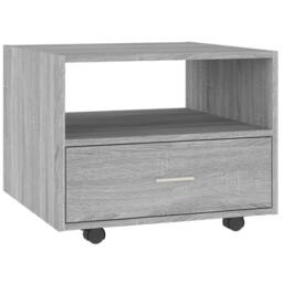 Berkfield Home Decorative Coffee Table Grey Sonoma 55x55x40 cm Engineered Wood - Size: 55 x 55 x 40 cm - thumbnail 3