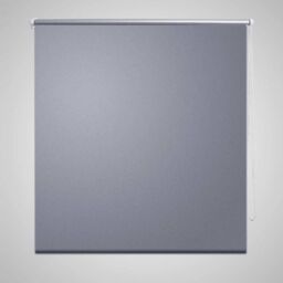 Berkfield Home Roller Blind Blackout 80 x 230 cm Grey - thumbnail 1