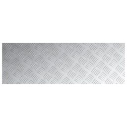 Berkfield Home Aluminium Checker Plates 4 pcs Anti-Slip 90x30 cm in Grey - Size: Medium - thumbnail 4
