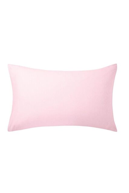 Helena Springfield 'Hs Brushed Cotton' Standard Pillowcase Pair in Baby Pink - image 1