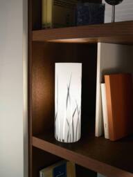 Eglo Rivato White Modern Glass Table Lamp