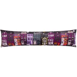 Furn . Creepy Town Velvet Draught Excluder in Black - thumbnail 2