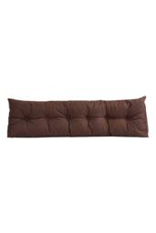 Living and Home Multifunctional Washable Wedge Headboard Pillow with Side Pocket in Brown - Size: Medium - thumbnail 4
