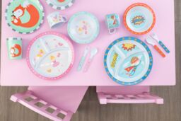 Orsina Vibrant Kids Super Rupert Dinner Set, Durable Children Dining Set, Compact Rupert Children Eating Set - thumbnail 2