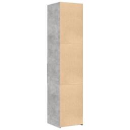 Berkfield Home Highboard Concrete Grey 40x42.5x185 cm Engineered Wood - thumbnail 6