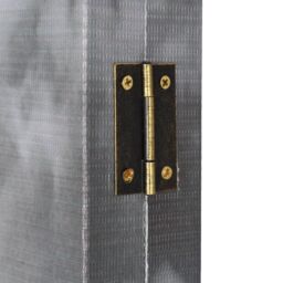 Berkfield Home Folding Room Divider 228x170 cm London Bus Black & White - thumbnail 5