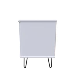 Ready Assembled 2 U Fuji 2 Door 1 Drawer Wide TV Unit (Ready Assembled) in White - thumbnail 1