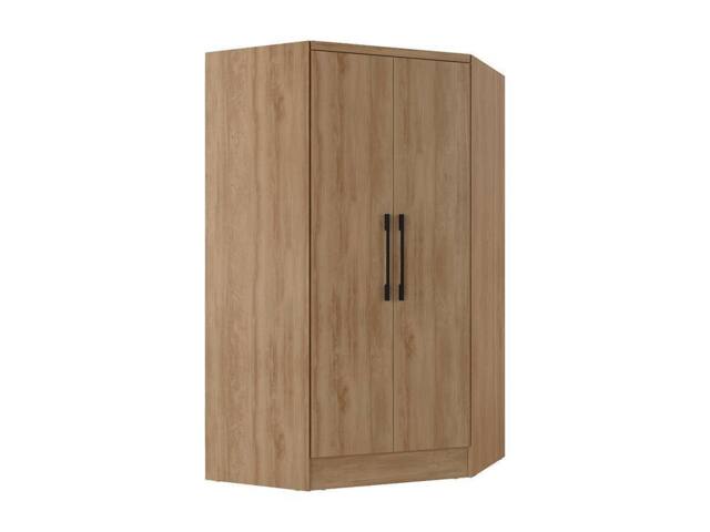 Vente-unique Corner Wardrobe With 2 Doors - L101 Cm - Color: Natural - AURALI in Light Oak - image 1