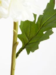 Orsina Chrysanthemum Stem - 84cm White, Realistic Faux Flower With Delicate Petals & Green Stem, Adds Elegance in White - thumbnail 5