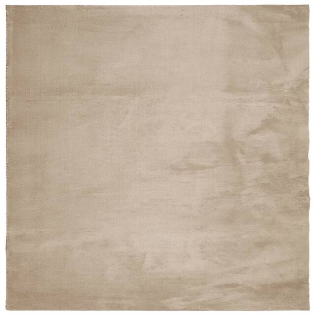Berkfield Home Rug HUARTE Short Pile Soft & Washable Sand 120x120 cm in Brown - Size: Medium - image 1
