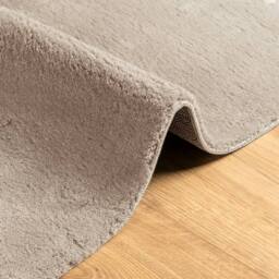 Berkfield Home Rug HUARTE Short Pile Soft & Washable Sand 120x120 cm in Brown - Size: Medium - thumbnail 6