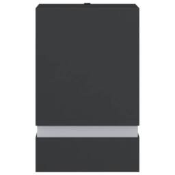 Berkfield Home Outdoor Wall Lights 2pcs Black Stainless Steel - thumbnail 4