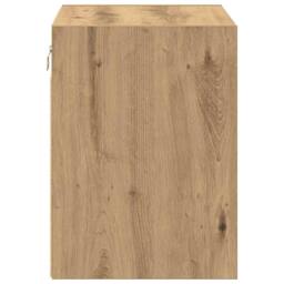 Berkfield Home Garage Wall Cabinet Artisan Oak Engineered Wood in Brown - thumbnail 7