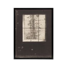 "Artery8 Le Jour Day Window View Redon Vintage Black Framed Canvas Wall Art in Grey - Size: W12"" x H16""" - thumbnail 1