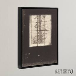 "Artery8 Le Jour Day Window View Redon Vintage Black Framed Canvas Wall Art in Grey - Size: W12"" x H16""" - thumbnail 2