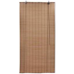 Berkfield Home Brown Bamboo Roller Blinds 120 x 160 cm