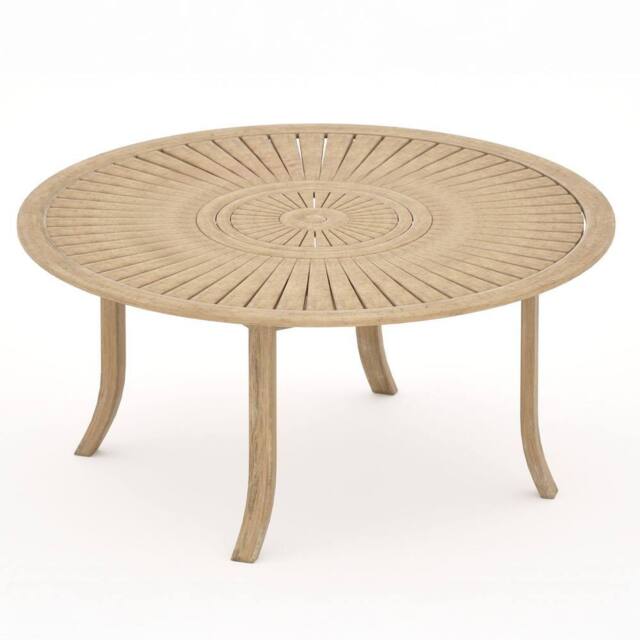 Royalcraft MARIS 4-Seater Round Dining Table Only (1200 mm) in Natural