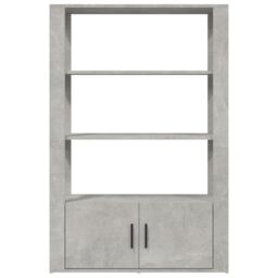 Berkfield Home Sideboard Concrete Grey 80x30x119.5 cm Engineered Wood - thumbnail 6