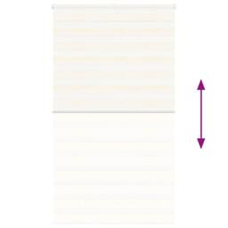 Berkfield Home Zebra Blind Marble Beige 120x200 cm Fabric Width 115.9 cm Polyester - thumbnail 5