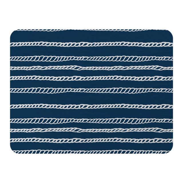 Benjamin Tate Design White Rope Blanket in Natural - Size: 120 cm x 150 cm - image 1