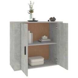 Berkfield Home Sideboard Concrete Grey 80x33x70 cm Engineered Wood - Size: 80 x 33 x 70 cm - thumbnail 6