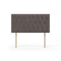 Rest Relax Linen Linoso Non Storage Divan Base with headboard & Orchid mattress - Slate in Grey - Size: King - thumbnail 6