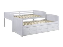 Vente-unique Separable Bunk Beds With Storage - 2 X 90 X 190 Cm - White Pine - Size: Single - thumbnail 6