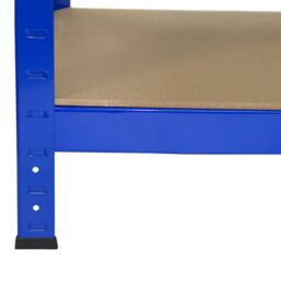 Monstershop Racking Storage Shelving Heavy Duty Garage 5 Tier 75cm Steel Shelves in Blue - thumbnail 4