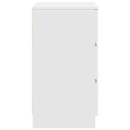 Berkfield Home Durable Bedside Cabinets with 3 Drawers 2 pcs White 39x35x65 cm - Size: 39 x 35 x 65 cm - thumbnail 8