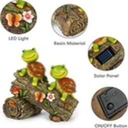 EONLION Tortoise Solar Lights Ornament Outdoor Garden Decorations - thumbnail 4
