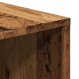 Berkfield Home TV Cabinet Old Wood 130x35x50 cm Engineered Wood in Brown - Size: 130 x 35 x 50 cm - thumbnail 8