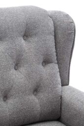 More4Homes Harrogate Single Motor Electric Rise Recliner Fabric Lift Riser Chair in Grey - thumbnail 5