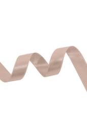 Neel Blue Double Sided Satin Polyester Ribbon Roll, 6mm x 25 Metres in Beige - thumbnail 2