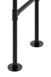Living and Home 40cm/15.75 inch 2Pcs Black H-shaped Metal Table Legs Furniture Replacement Legs for Coffee Table - thumbnail 6