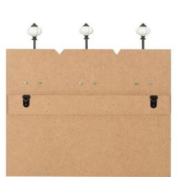 Berkfield Home Wall-mounted Coat Rack with 6 Hooks 120x40 cm FAMILY RULES - thumbnail 6