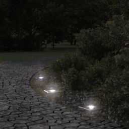 Berkfield Home Outdoor Ground Light Square Black 10.5x10.5cm Die-cast Aluminium - Size: 10.5x10.5 cm - thumbnail 3