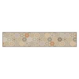 Berkfield Home Kitchen Rug Washable Hexagon Pastel 60x300 cm Velvet - thumbnail 1