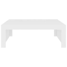 Berkfield Home Modern Coffee Table White 100x100x35 cm Engineered Wood - Size: 100 x 100 x 35 cm - thumbnail 5